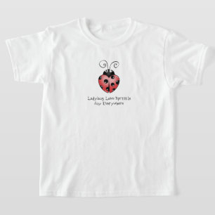 T-shirt Ladybug Summer Vibes Amusant et Jouant conception 
