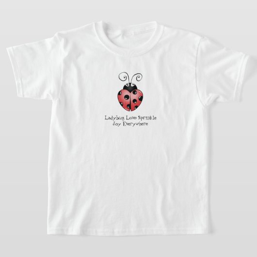 T-shirt Ladybug Summer Vibes Amusant et Jouant conception (Poser)