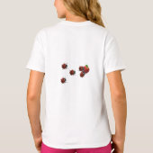 T-shirt Ladybug, thème de retour à l'école (Dos)