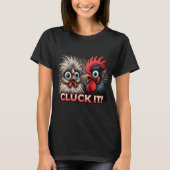 T-shirt Lady's Cluck it no 2 (Devant)