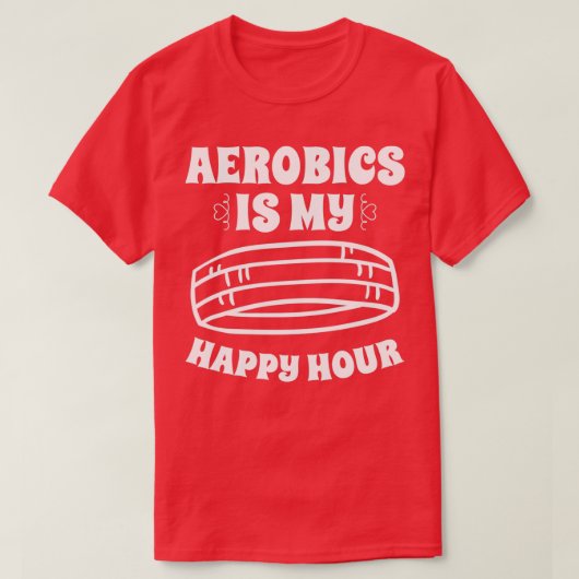 T-shirt L'aérobic est ma bonne heure Sport Aérobic Freesty (Design devant)