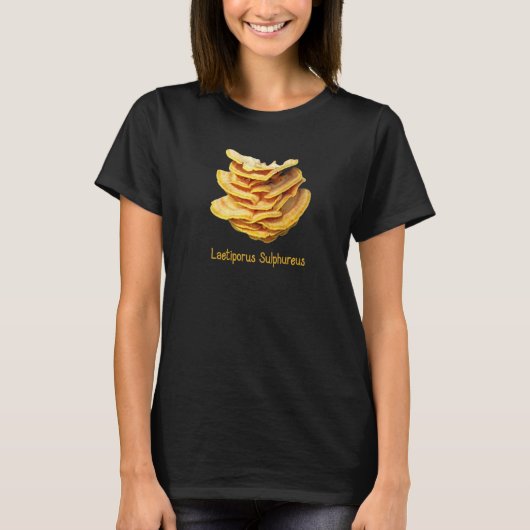 T-shirt Laetiporus Sulphureus Champignons Beau Champignons (Devant)
