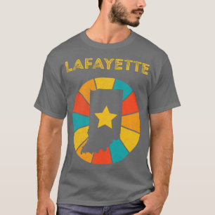T-shirt Lafayette Indiana Vintage Souvenir déshabillé 1