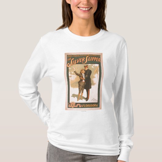 T-shirt L'affiche argentée #1 de théâtre musical de (Devant)