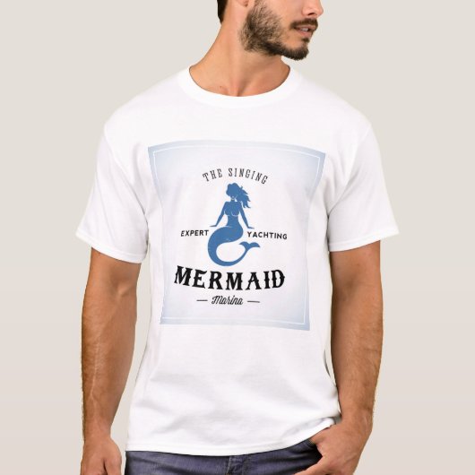 T-shirt L'affiche de sirène de chant (Devant)
