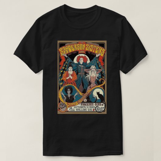 T-shirt L'affiche Sanderson Sisters LIVE (Design devant)