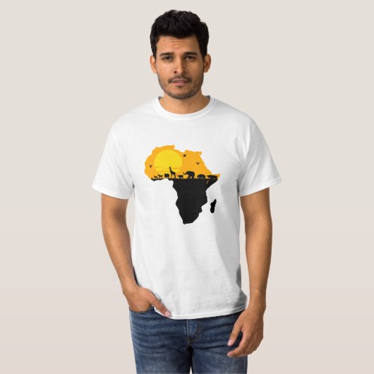 T-shirt L'Afrique (Devant entier)