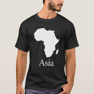 T-shirt L'Afrique Asie (pour des chemises de couleur plus