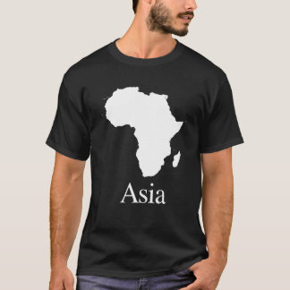 T-shirt L'Afrique Asie (pour des chemises de couleur plus