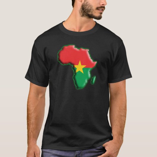 T-SHIRT L'AFRIQUE : BURKINA FASO (Devant)
