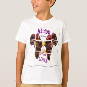 T-shirt L'Afrique c'est là que j'ai trouvé l'amour