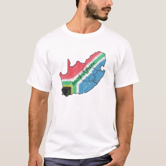 T-shirt l'Afrique du Sud (Devant)