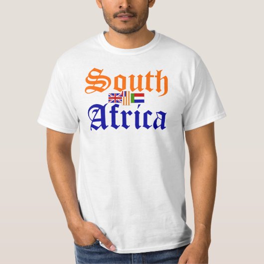 T-shirt L'Afrique du Sud (Devant)