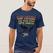 T-shirt L'Afrique du Sud a eu une drôle d'alarme (Devant)