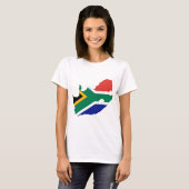 T-shirt L'Afrique du Sud ZA (Devant entier)