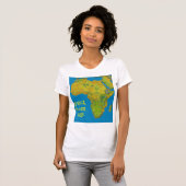 T-SHIRT L'AFRIQUE EST NOTRE TERRE (Devant entier)