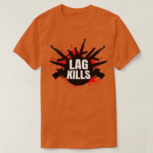 T-shirt Lag tue drôle FPSShooter (Design devant)