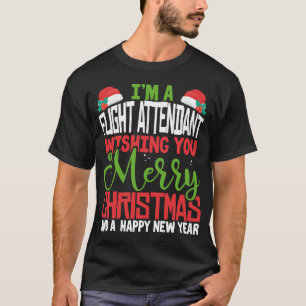 T-shirt L'agent de bord Joyeux Noël Festive Pyjama Xm