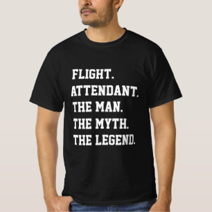 T-shirt L'Agent De Bord L'Homme Le Mythe La Légende