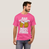 T-shirt Lager de bière drôle (Devant entier)