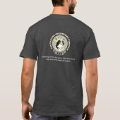 T-shirt L'agitation aboute des chemises de couleur foncée (Dos)