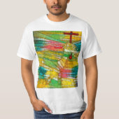 T-shirt L'agneau, points d'infini par après Paul Klee (Devant)