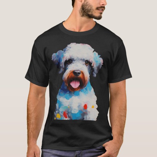T-shirt Lagotto Romagnolo Dog Tongue out Pop (Devant)