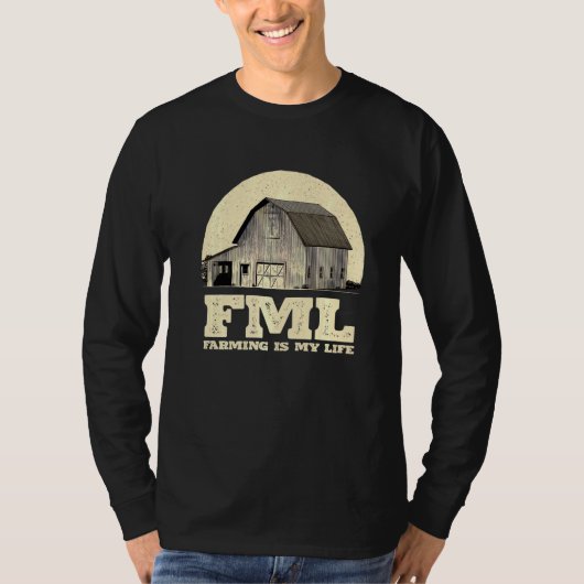 T-shirt L'Agriculture Fml Est Mon Vie Agriculteur Humour R (Devant)
