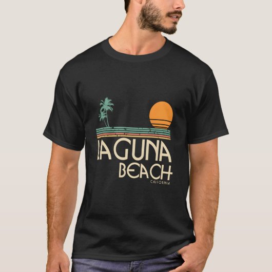 T-shirt Laguna Beach California Surf (Devant)