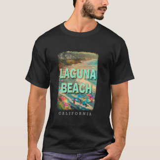 T-shirt Laguna Beach Californie CA Beach Bliss SD105