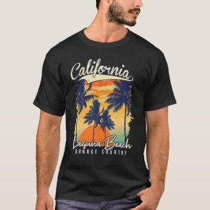 T-shirt Laguna Beach Californie Orange Comté Laguna Bea