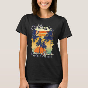 T-shirt Laguna Beach Californie Orange Comté Laguna Bea