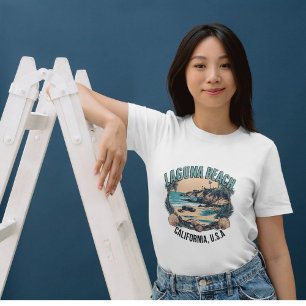 T-shirt Laguna Beach Retro Vignette