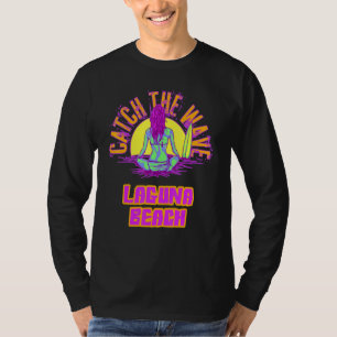 T-shirt Laguna Beach Surf Vaporwave Plage esthétique Wav