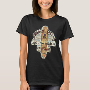 T-shirt Laguna Beach Vintage Retro Perdu Surf Si