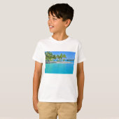 T-shirt Lagune Bora Bora (Devant entier)