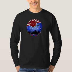 T-shirt Lagune de Truk Japon Drapeau Plongée en scaphandre