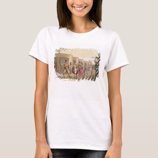 T-shirt Lahoutan Indians, Canada (Devant)