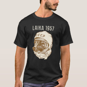 T-shirt Laika Chien Spoutnik Space Travel URSS