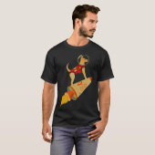 T-shirt Laika Le CCCP Russie Soviétique Super Space Rocket (Devant entier)
