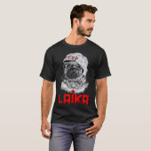 T-shirt Laika Le CCCP Russie Soviétique Super Space Rocket (Devant entier)
