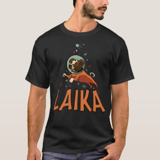 T-shirt Laika Le Premier Chien Dans L'Espace