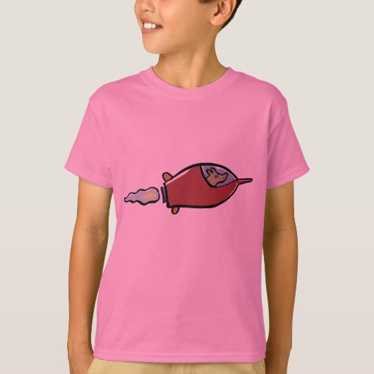 T-shirt laika le spacedog (Devant)