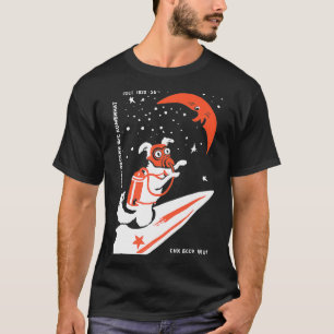 T-shirt Laika produit Soviet Space Dog Retro Rocket URSS S