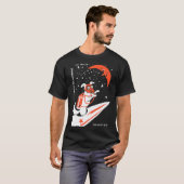 T-shirt Laika produit Soviet Space Dog Retro Rocket URSS S (Devant entier)