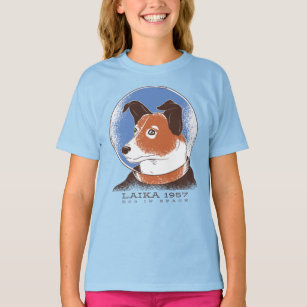 T-shirt Laika Soviet Space Dog 1957