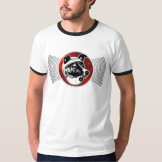 T-shirt Laika - transmissions de chien de l'espace :