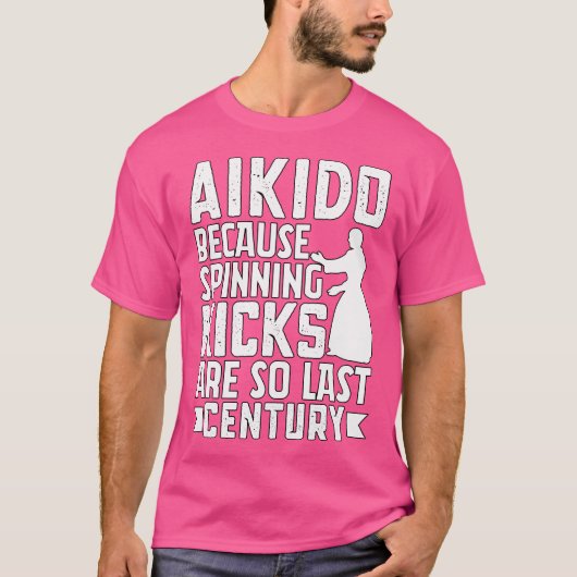 T-shirt L'Aikido Parce Que Les Coups De Tournage Sont Si D (Devant)