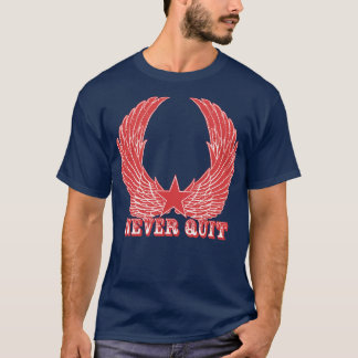 T-shirt L'aile de motivation n'abandonne jamais