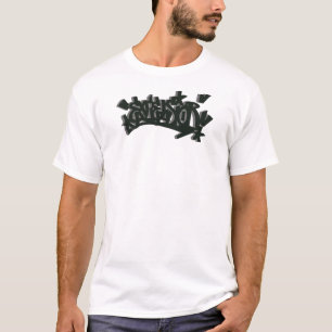 T-shirt Laine de bois pièce en t "d'étiquette d'OG"